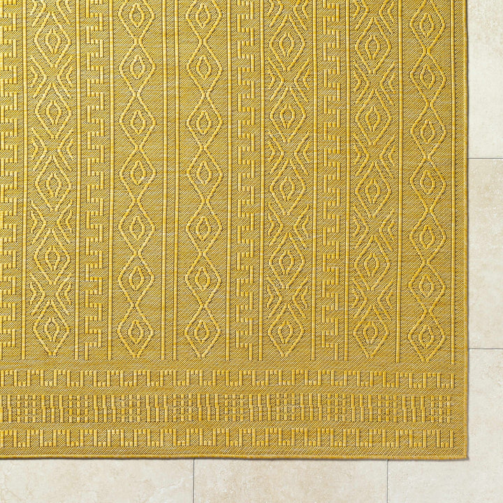 Nuela Mustard Bohemian Style Rug - The Rug Decor