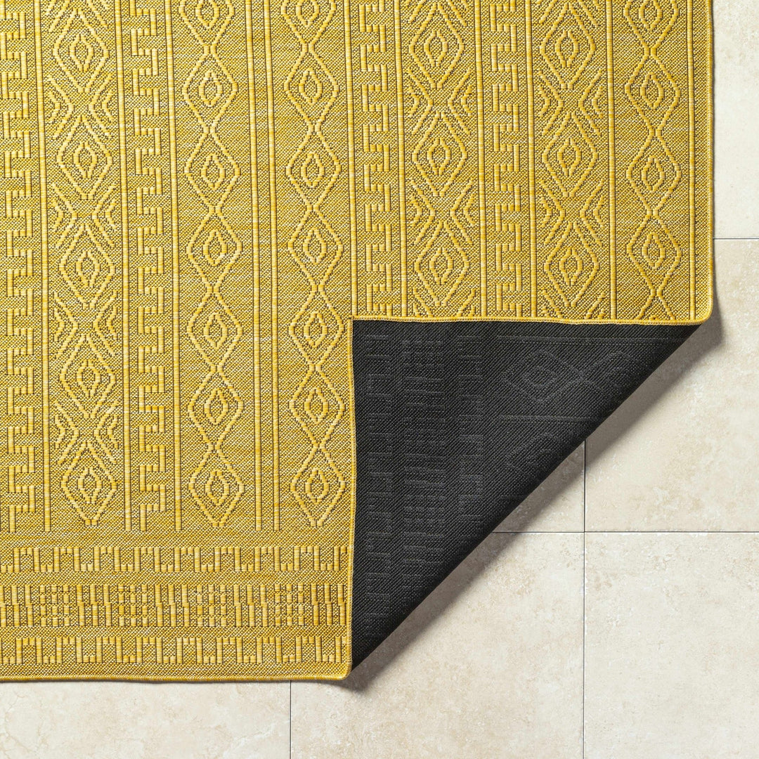 Nuela Mustard Bohemian Style Rug - The Rug Decor