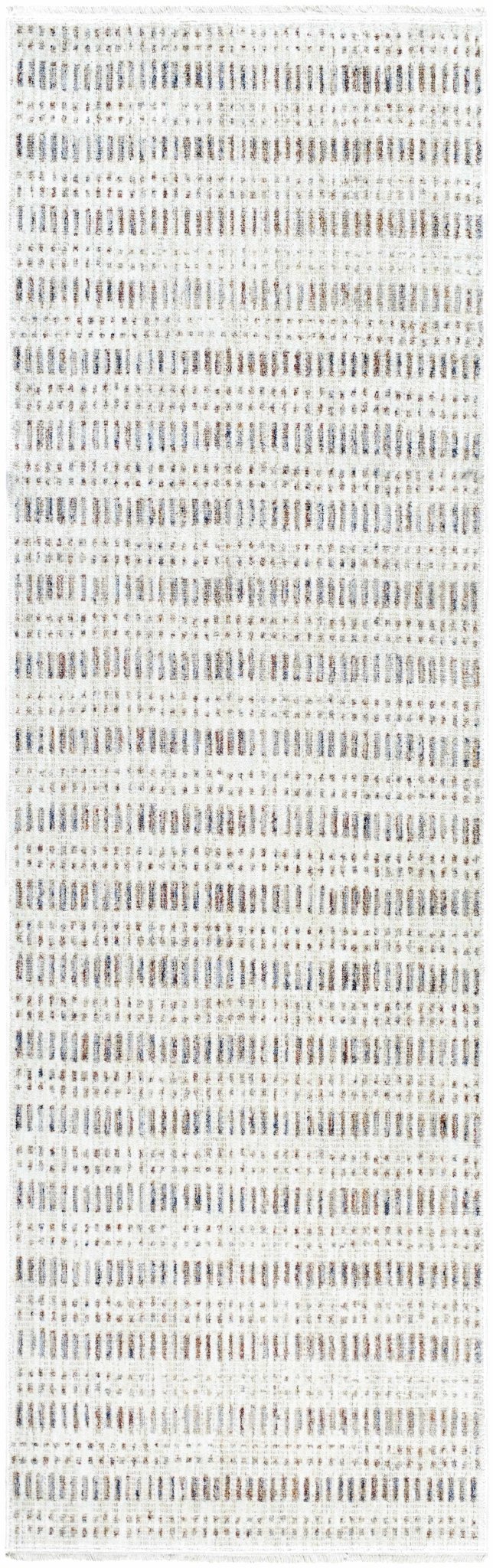 Nuhad Contemporary Style Gray And Ivory Area Rug - The Rug Decor