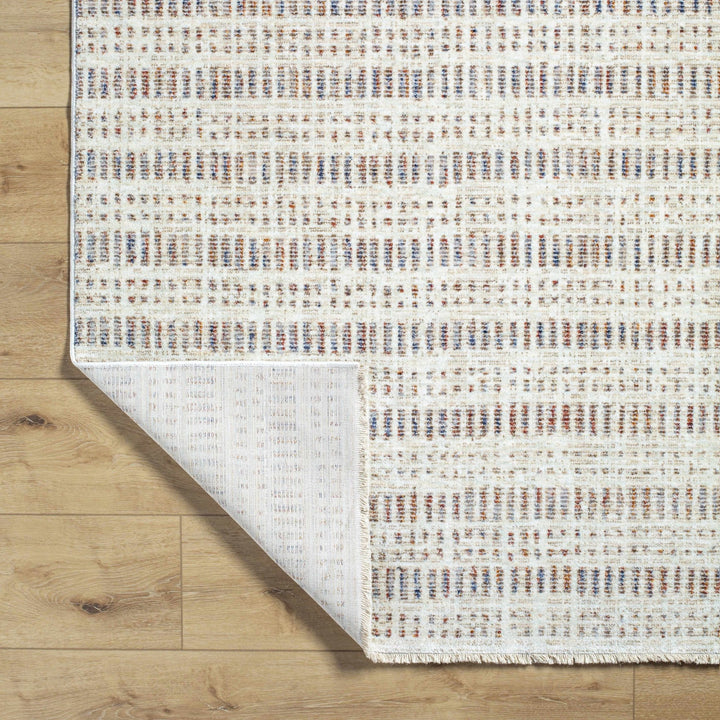Nuhad Contemporary Style Gray And Ivory Area Rug - The Rug Decor