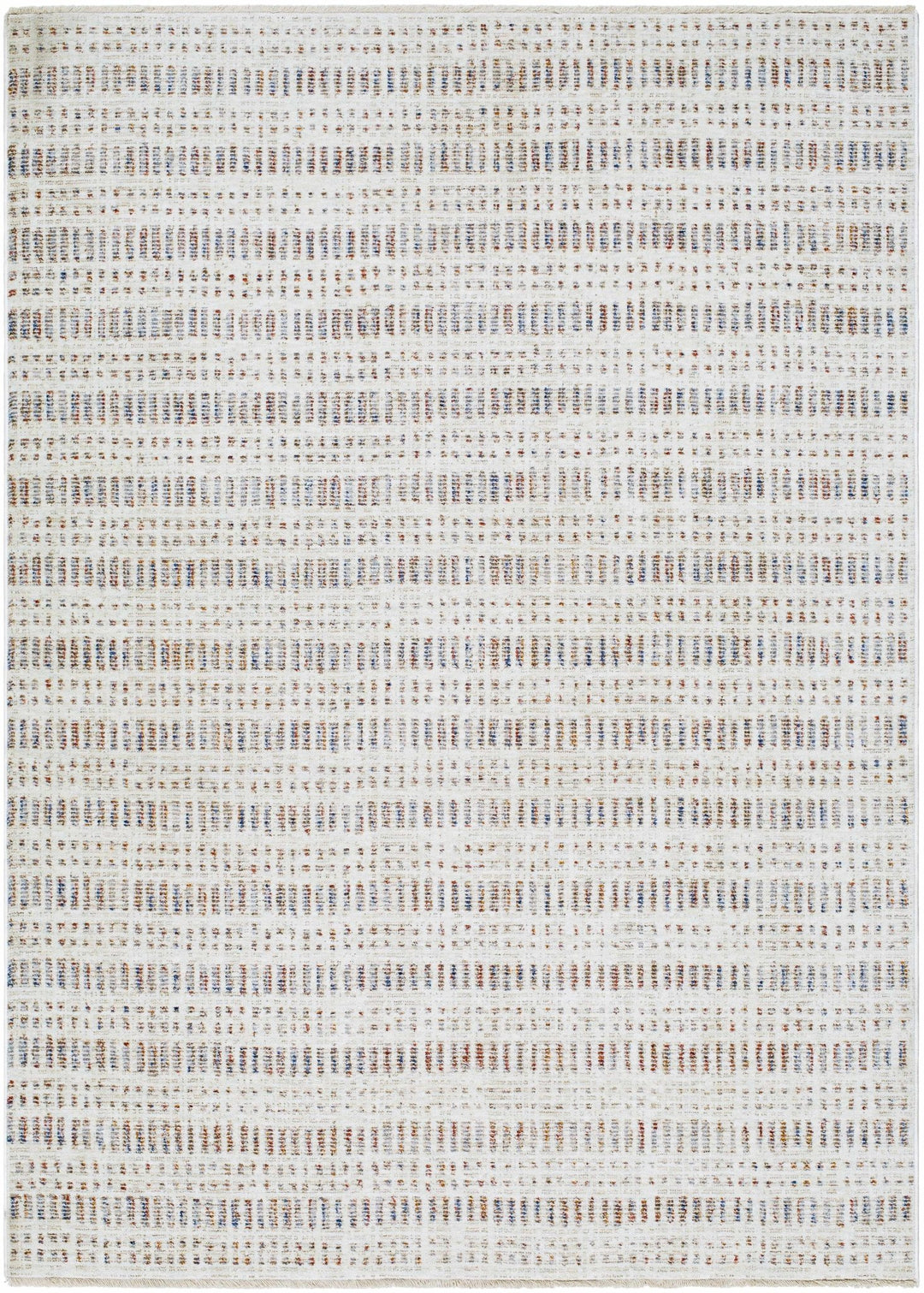 Nuhad Contemporary Style Gray And Ivory Area Rug - The Rug Decor