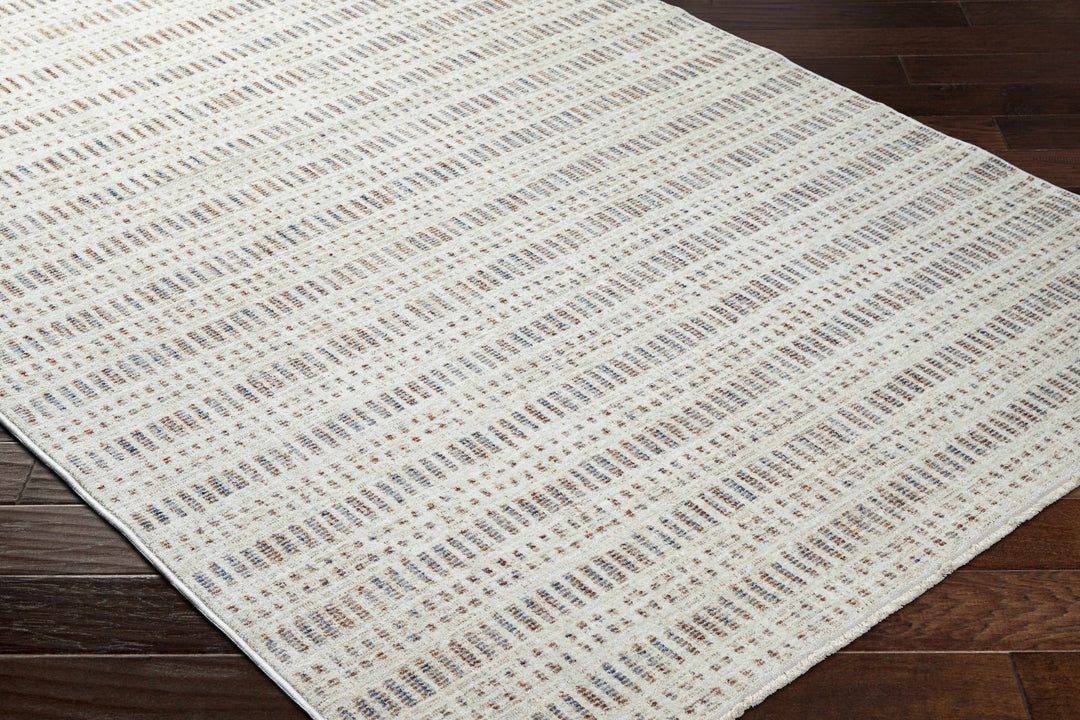 Nuhad Contemporary Style Gray And Ivory Area Rug - The Rug Decor