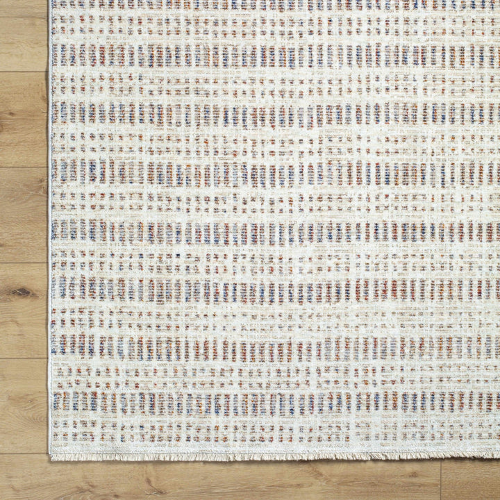Nuhad Contemporary Style Gray And Ivory Area Rug - The Rug Decor