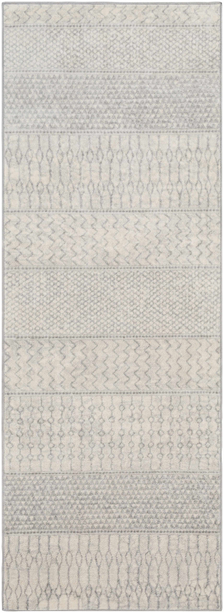 Nunda Gray And Beige Modern Style Area Rug