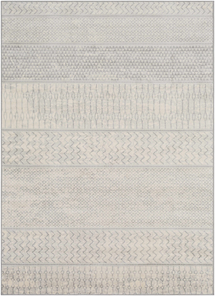 Nunda Gray And Beige Modern Style Area Rug