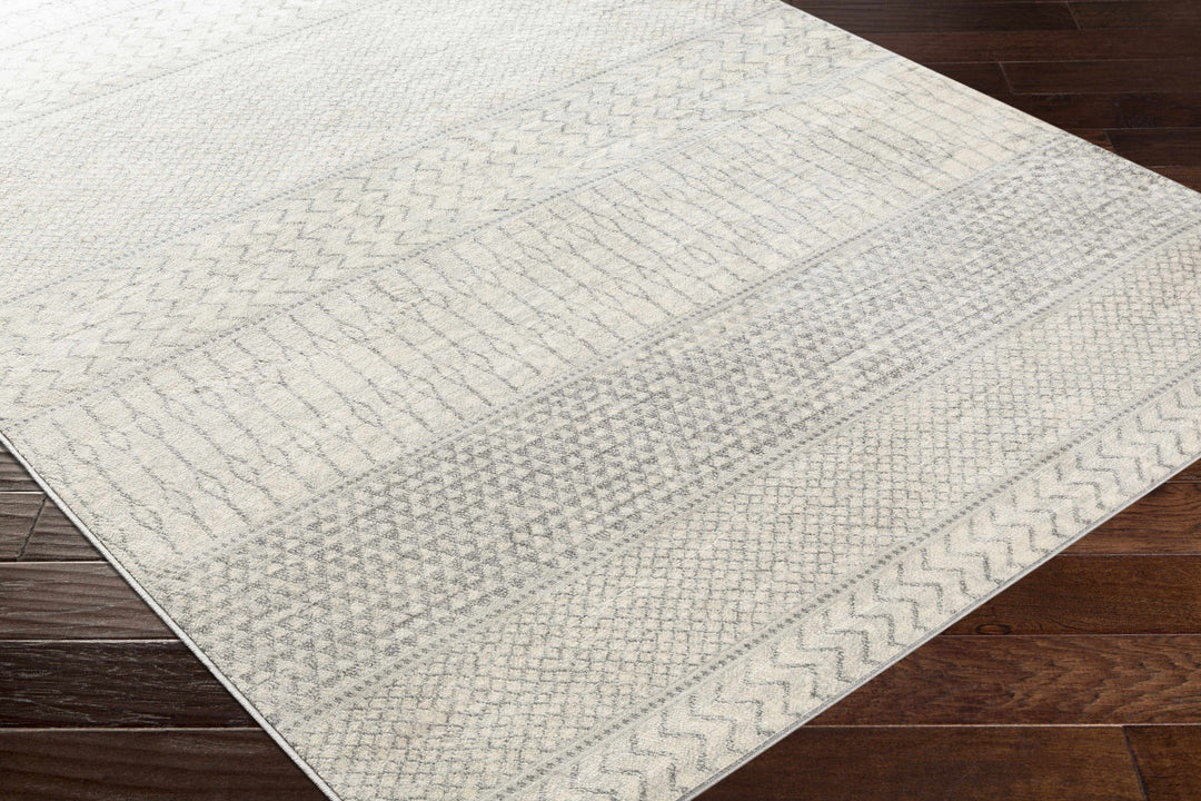 Nunda Gray And Beige Modern Style Area Rug