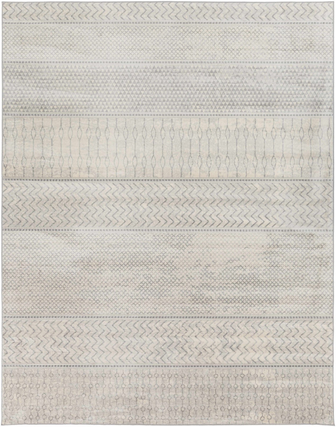 Nunda Gray And Beige Modern Style Area Rug - The Rug Decor