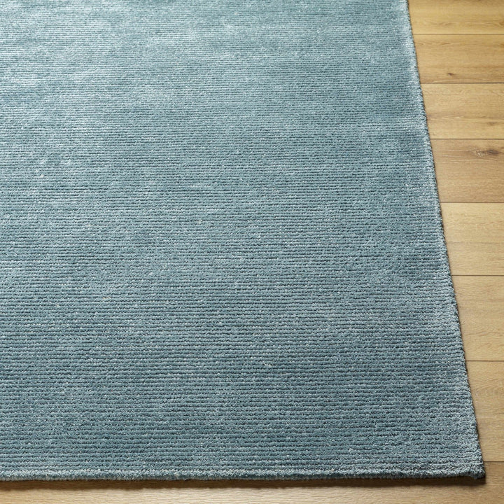 Nuray Modern Solid Design Blue Hand Tufted Wool Area Rug - The Rug Decor