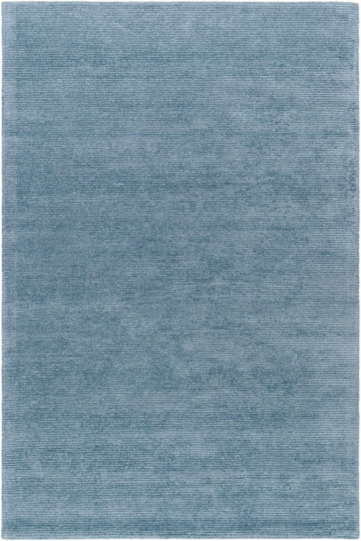 Nuray Modern Solid Design Blue Hand Tufted Wool Area Rug - The Rug Decor