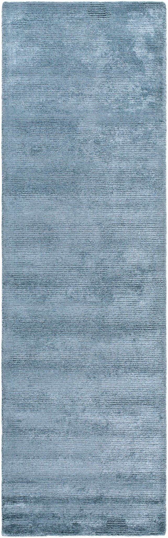 Nuray Modern Solid Design Blue Hand Tufted Wool Area Rug - The Rug Decor