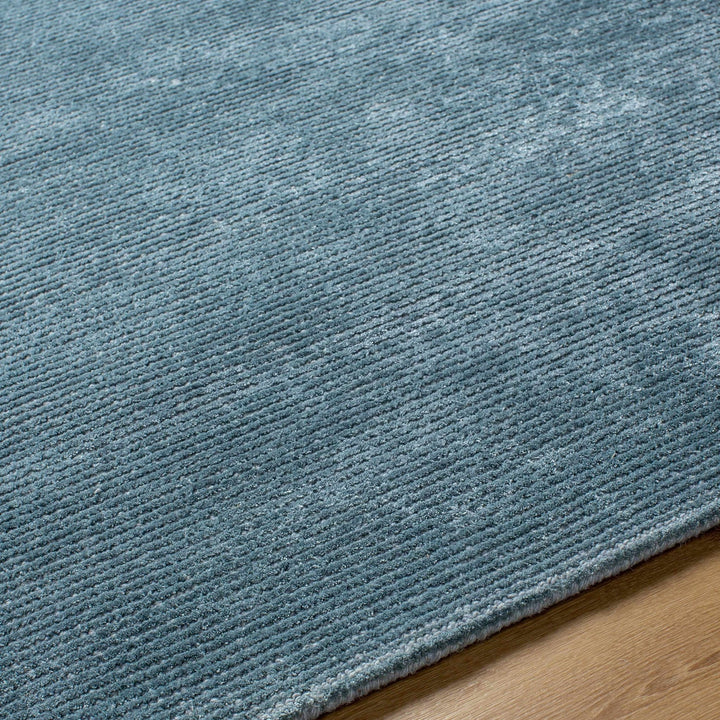 Nuray Modern Solid Design Blue Hand Tufted Wool Area Rug - The Rug Decor