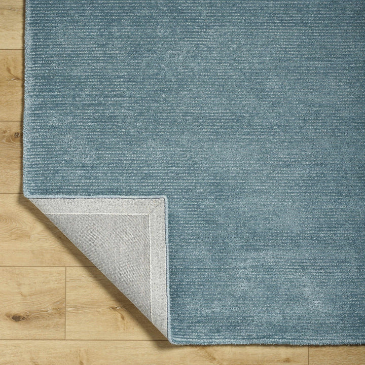 Nuray Modern Solid Design Blue Hand Tufted Wool Area Rug - The Rug Decor