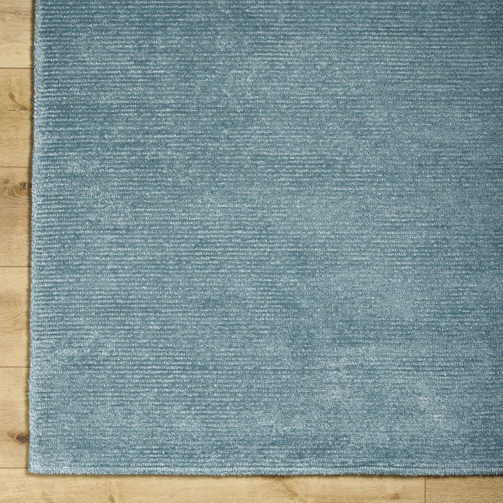 Nuray Modern Solid Design Blue Hand Tufted Wool Area Rug - The Rug Decor