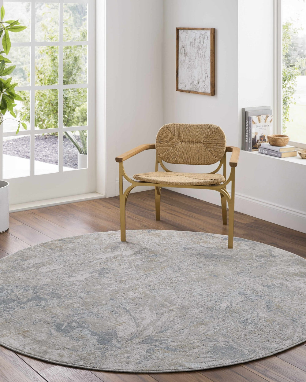 Nurit Modern Abstract Design Beige And Gray Area Rug - The Rug Decor