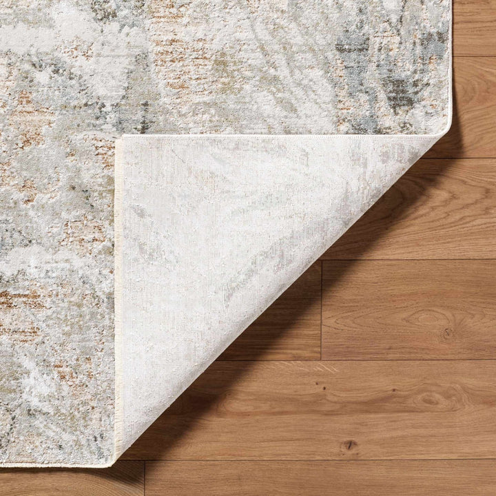 Nurit Modern Floral Design Beige And Gray Area Rug - The Rug Decor