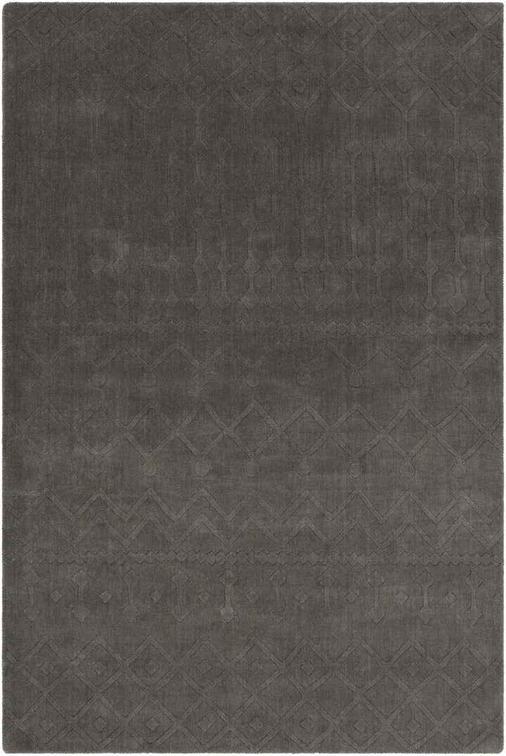 Newtonhill Charcoal Modern Style Hand Loom Area Rug