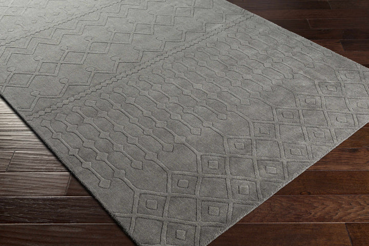 Newtonhill Charcoal Modern Style Hand Loom Area Rug