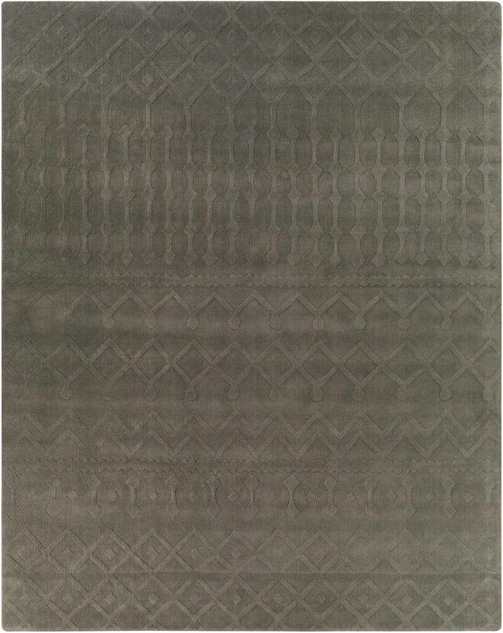 Newtonhill Charcoal Modern Style Hand Loom Area Rug