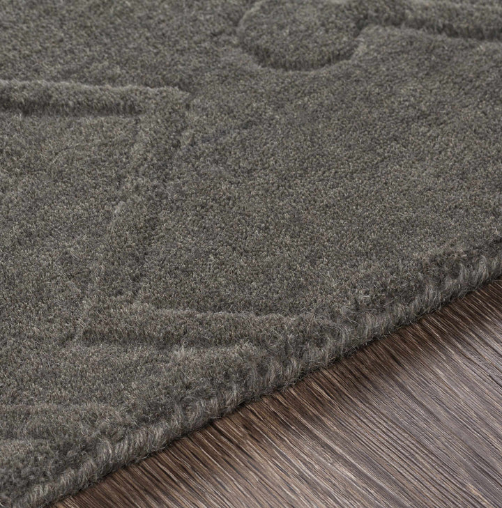 Newtonhill Charcoal Modern Style Hand Loom Area Rug