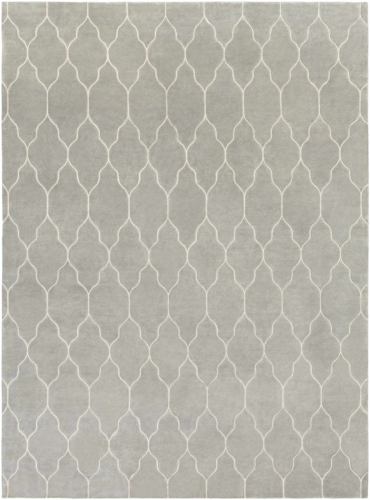 Nyack Gray And Beige Modern Geometrical Design Area Rug - The Rug Decor