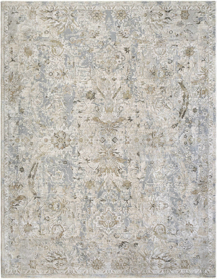 Nasir Traditional Style Beige And Gray Area Rug