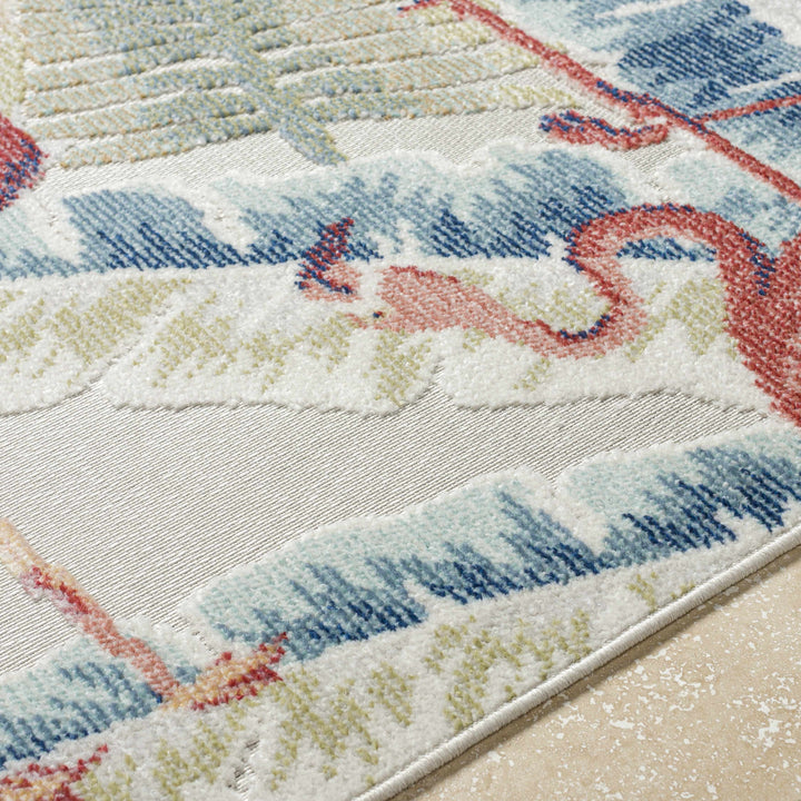 Nayan Modern Style Multicolor Outdoor Area Rug