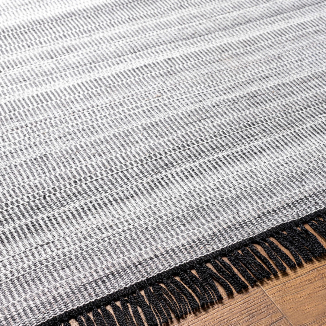 Ocampo Contemporary Ivory And Gray Hand Woven Rug - The Rug Decor