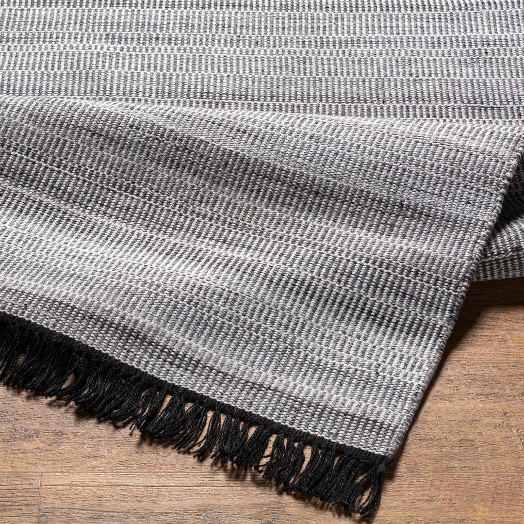 Ocampo Contemporary Ivory And Gray Hand Woven Rug - The Rug Decor