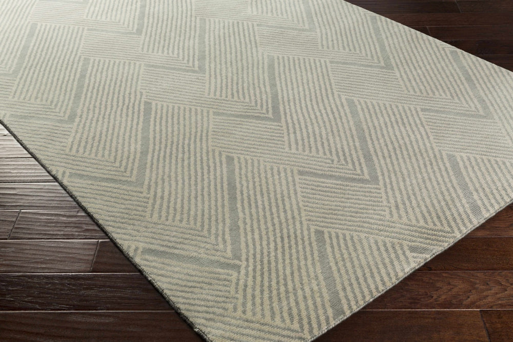 Oceanville Geometrical Gray And Beige Rug - The Rug Decor