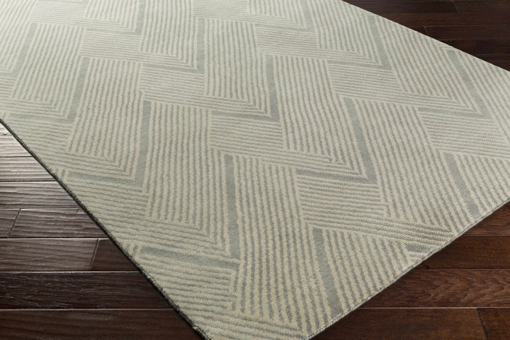 Oceanville Geometrical Gray And Beige Rug - The Rug Decor