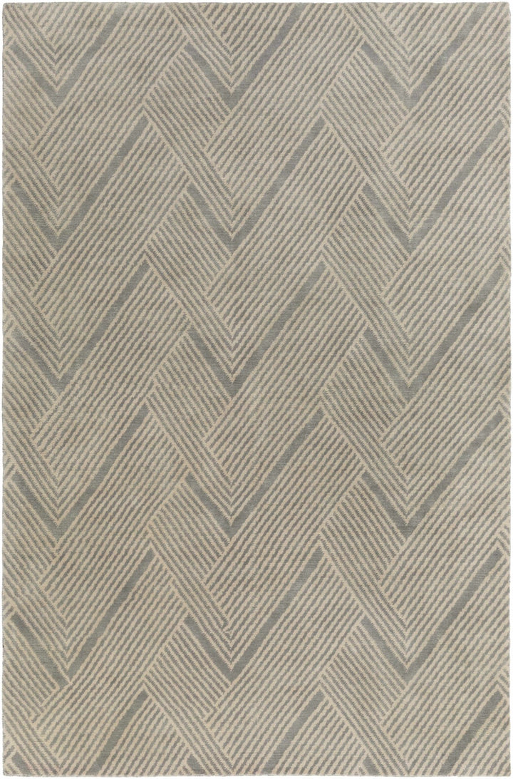 Oceanville Geometrical Gray And Beige Rug - The Rug Decor