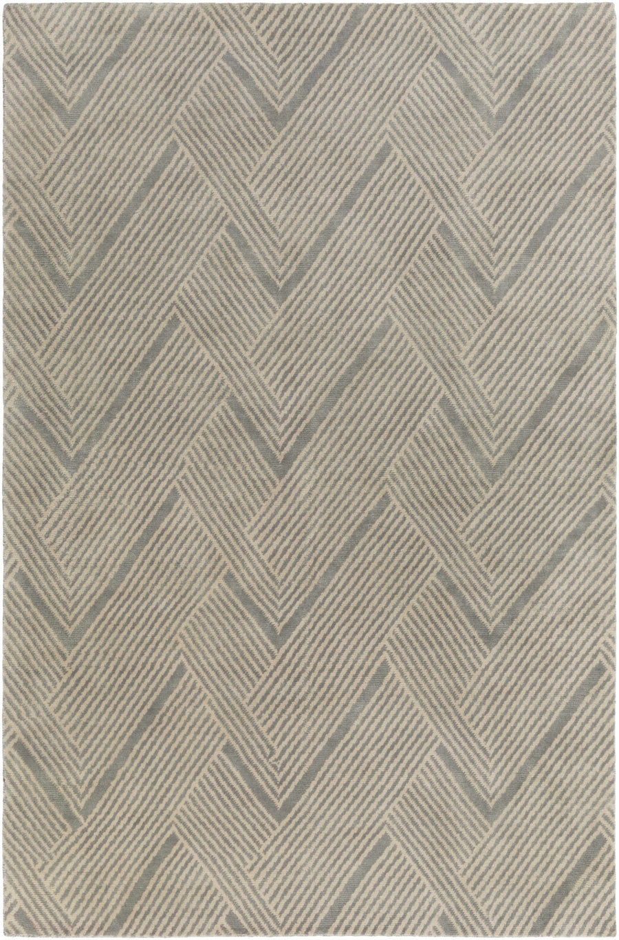 Oceanville Geometrical Gray And Beige Rug - The Rug Decor