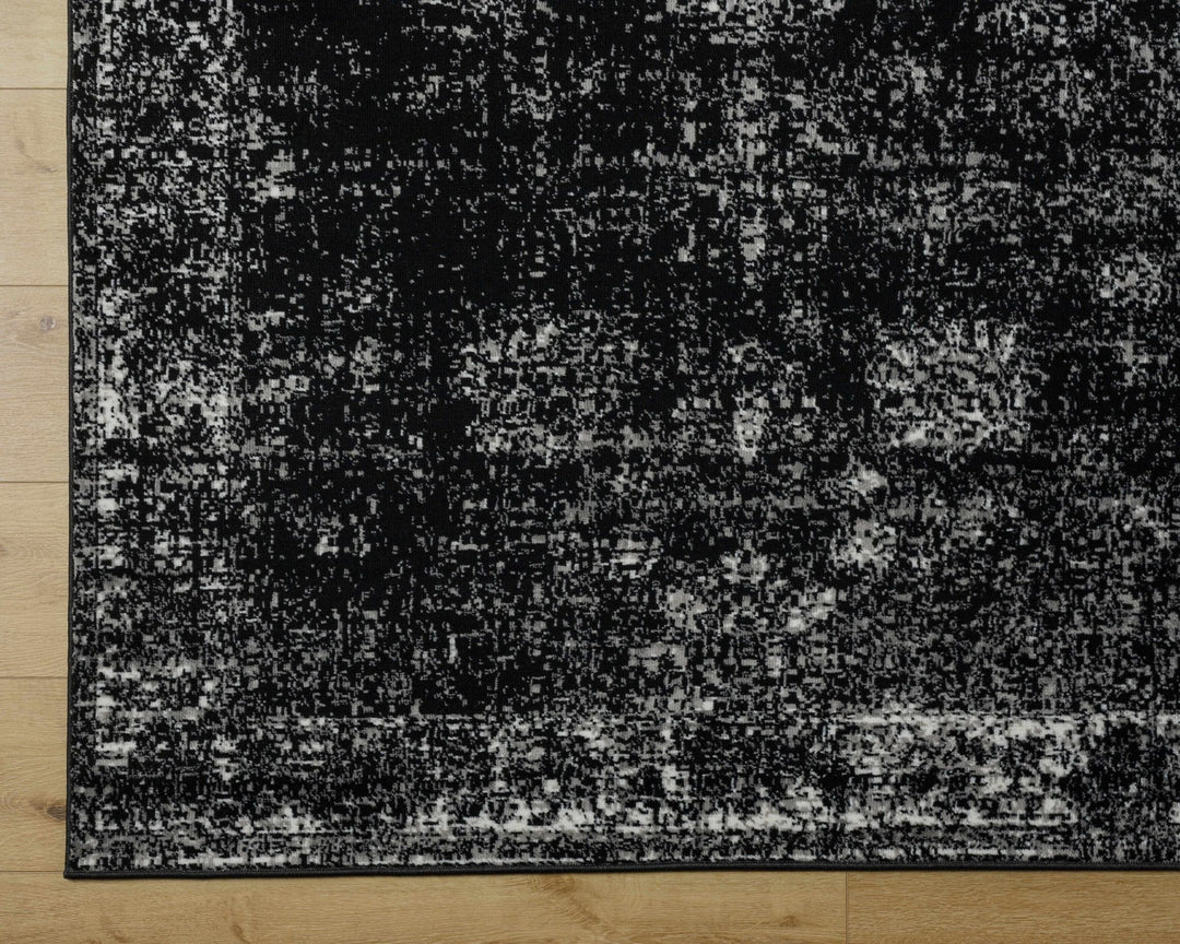 Odeda Black Traditional Style Rug - The Rug Decor