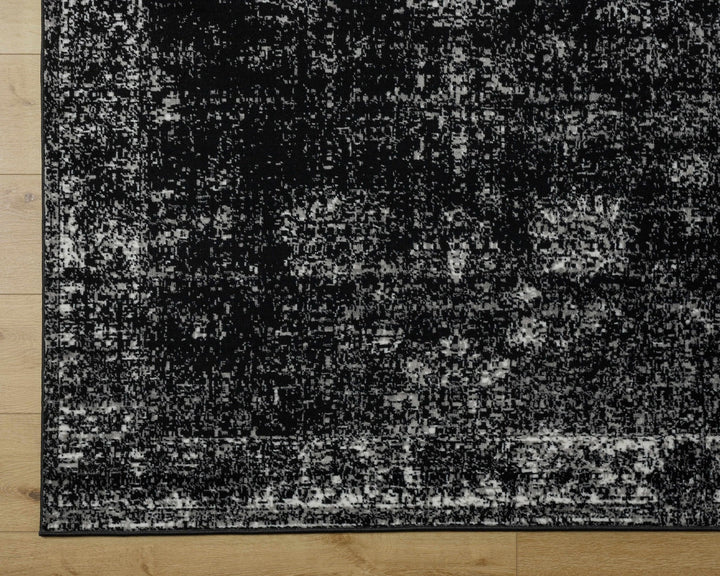 Odeda Black Traditional Style Rug - The Rug Decor