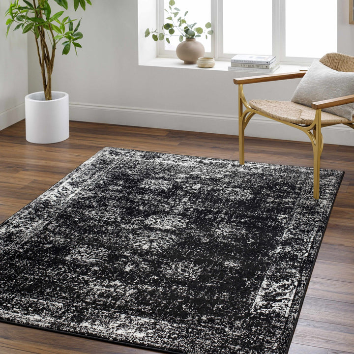 Odeda Black Traditional Style Rug - The Rug Decor