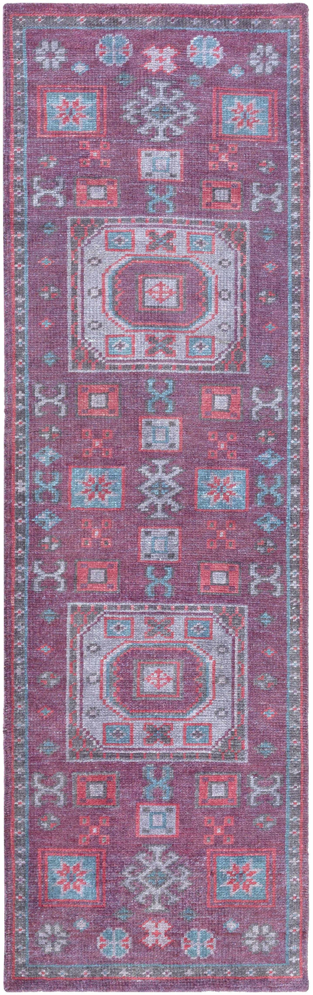 Ogden Traditional Purple And Blue Rug