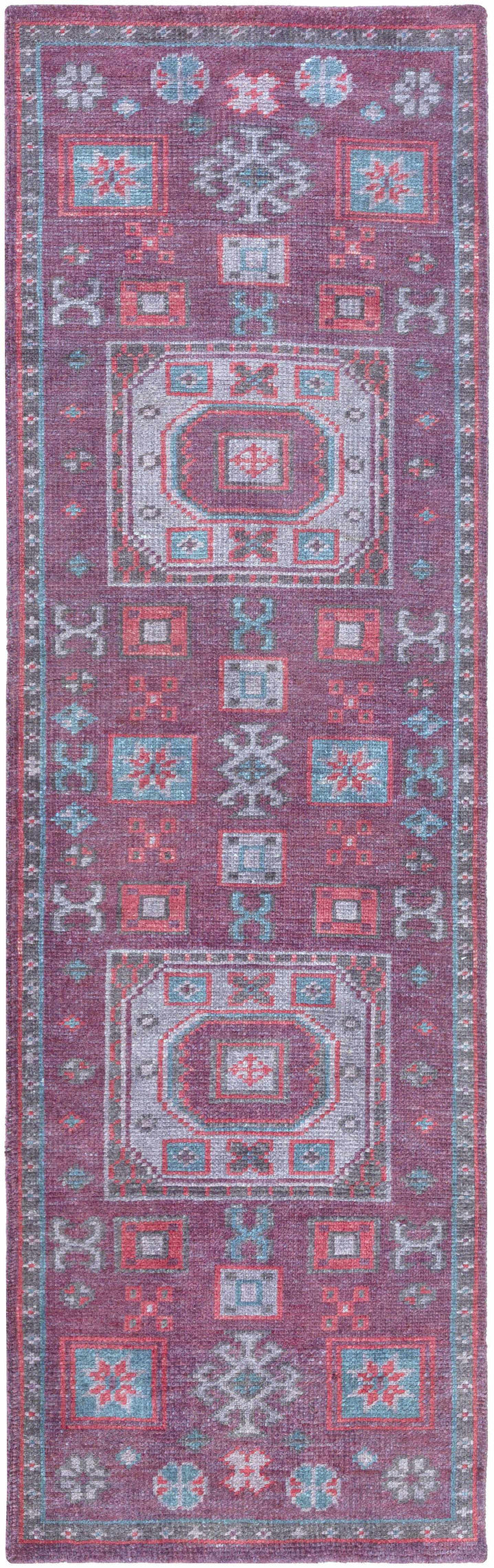 Ogden Traditional Purple And Blue Rug