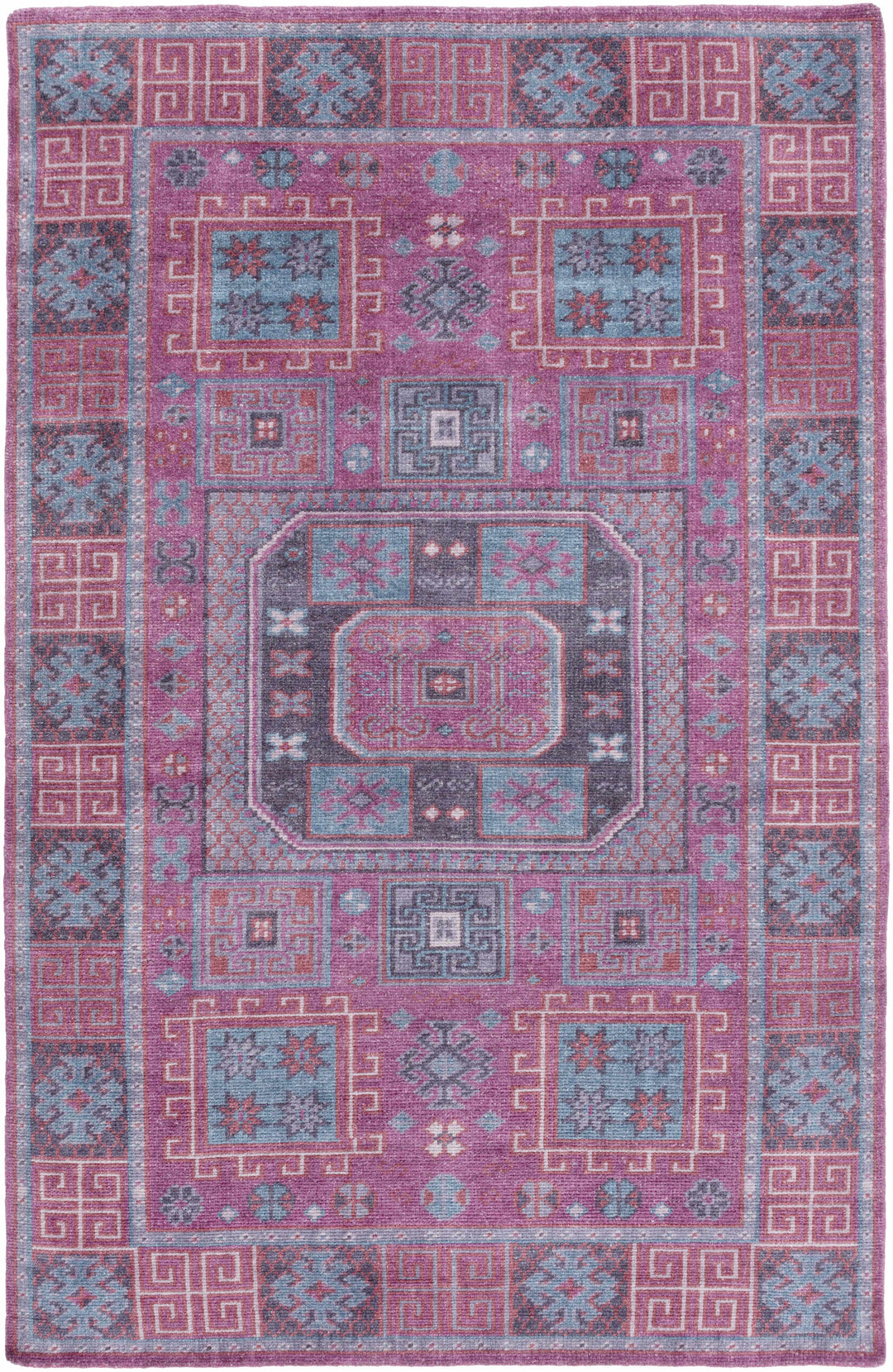 Ogden Traditional Purple And Blue Rug