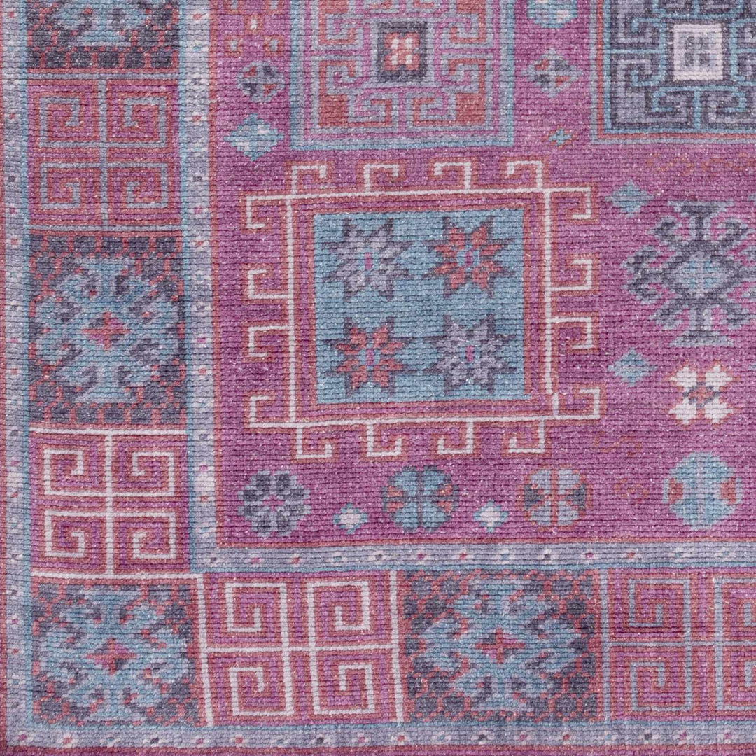 Ogden Traditional Purple And Blue Rug