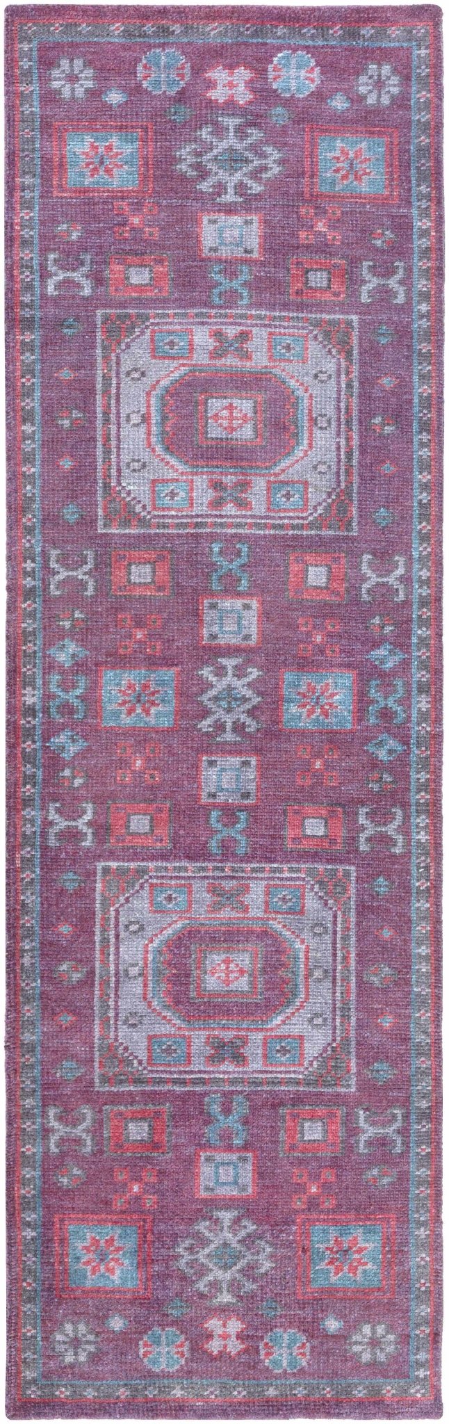 Ogden Traditional Purple And Blue Rug - The Rug Decor