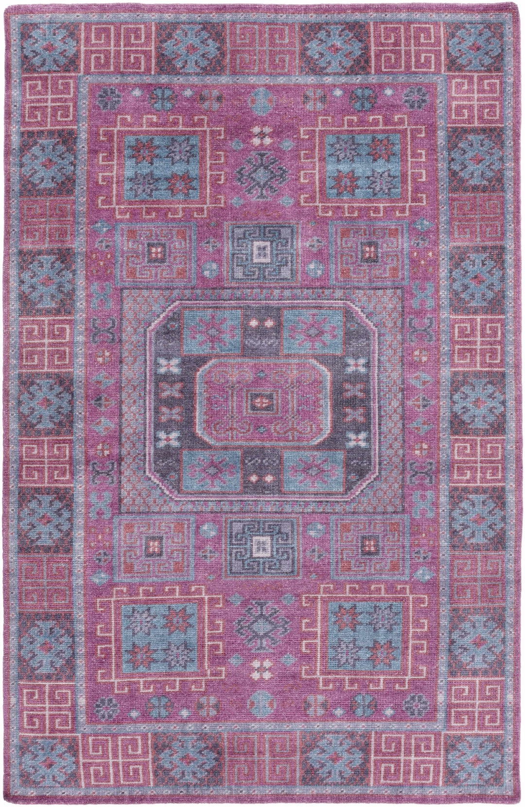 Ogden Traditional Purple And Blue Rug - The Rug Decor