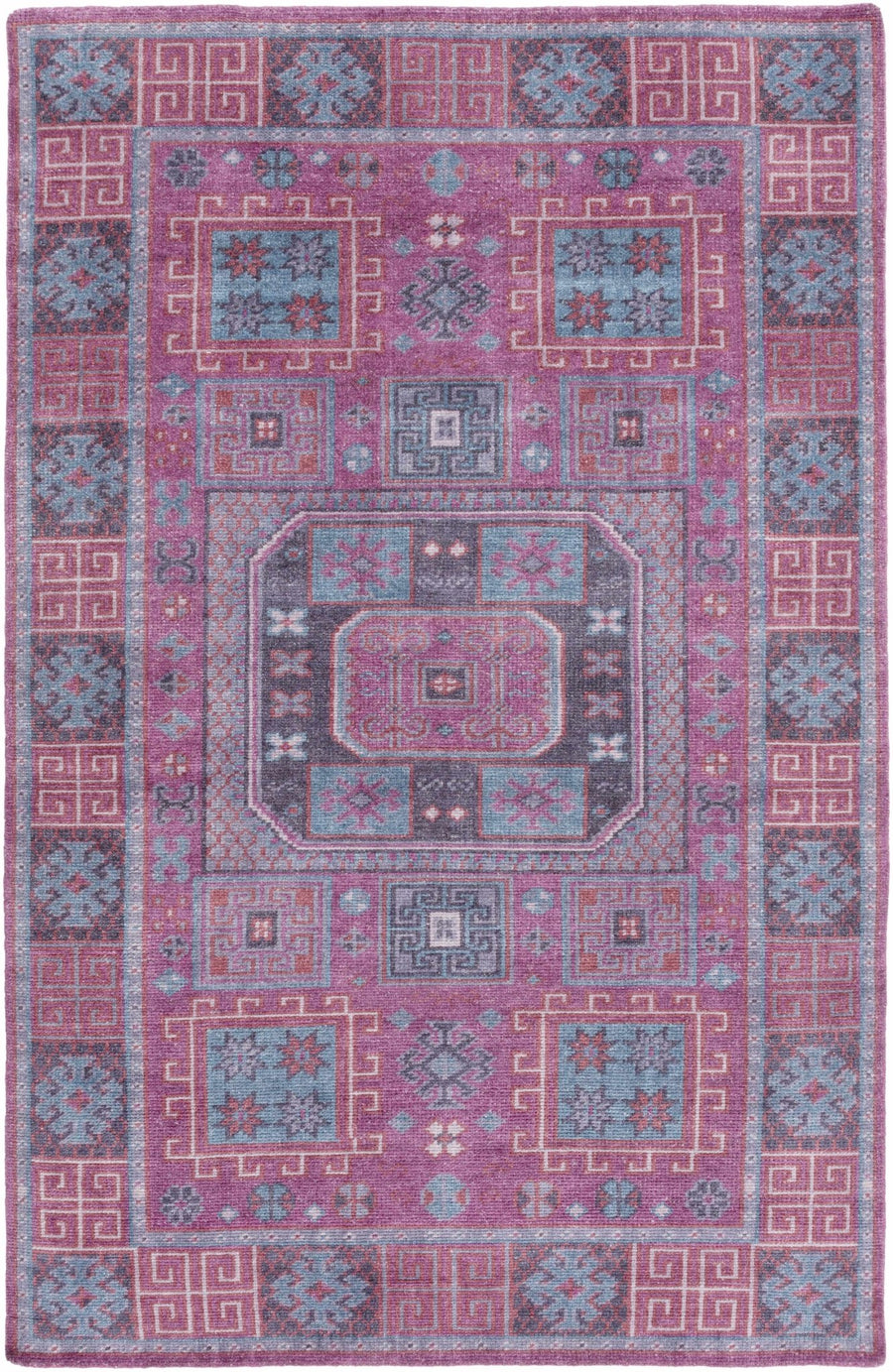 Ogden Traditional Purple And Blue Rug - The Rug Decor