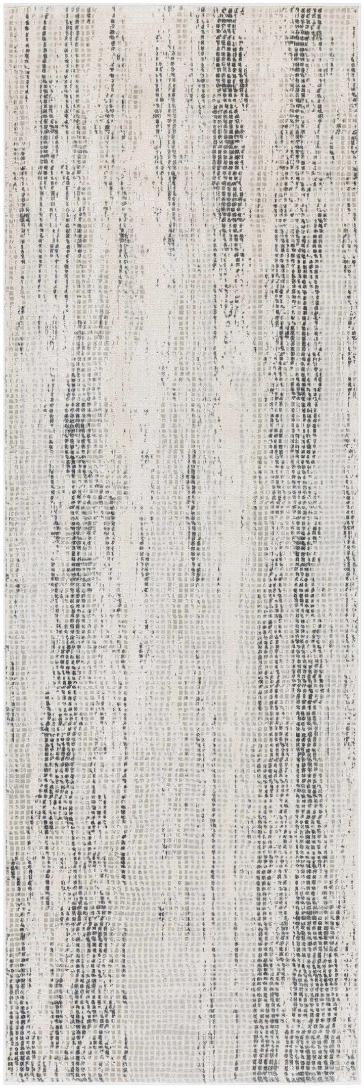Oklaunion Modern Abstract Design Gray And Ivory Area Rug