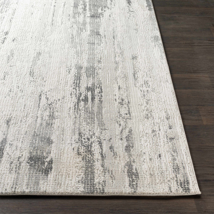 Oklaunion Modern Abstract Design Gray And Ivory Area Rug