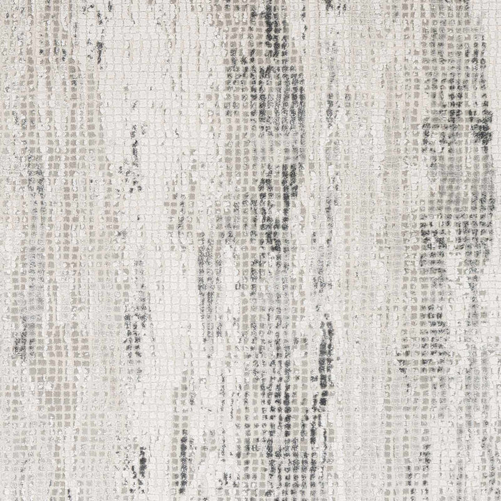 Oklaunion Modern Abstract Design Gray And Ivory Area Rug