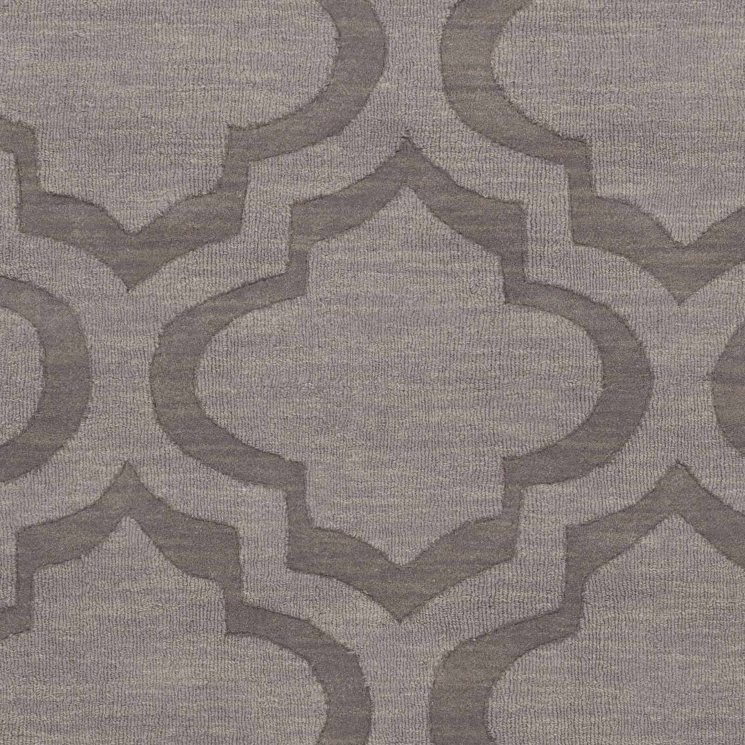 Oley Trellis Pattern Charcoal Hand Loom Rug - The Rug Decor