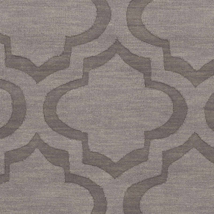 Oley Trellis Pattern Charcoal Hand Loom Rug - The Rug Decor