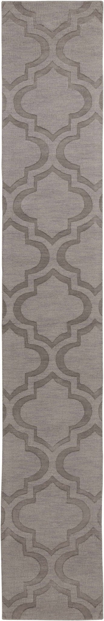 Oley Trellis Pattern Charcoal Hand Loom Rug - The Rug Decor