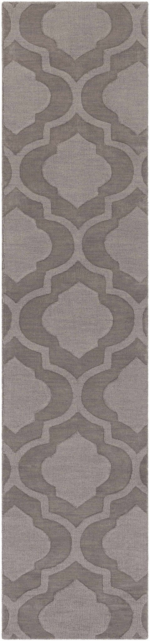 Oley Trellis Pattern Charcoal Hand Loom Rug - The Rug Decor
