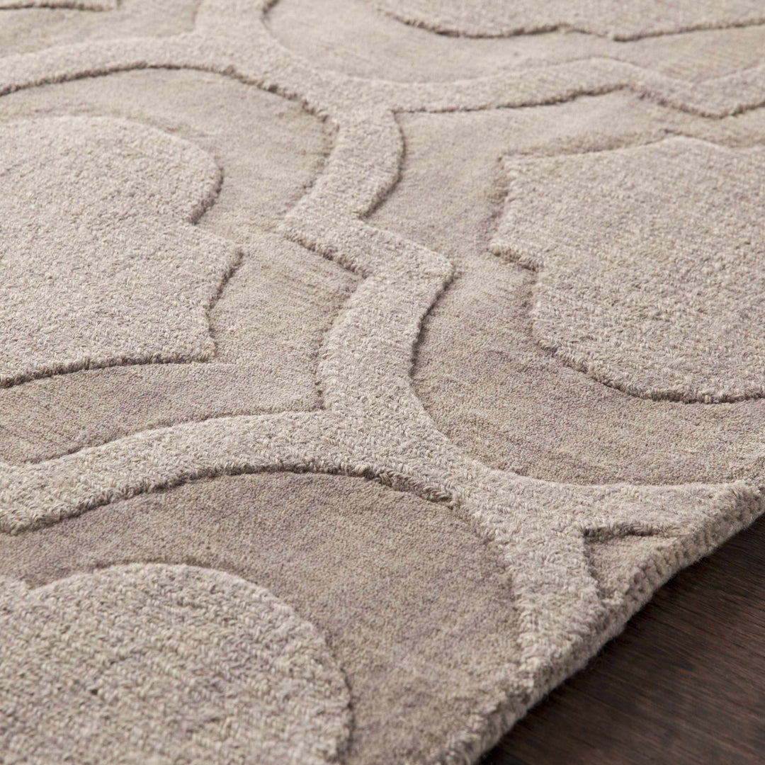 Oley Trellis Pattern Charcoal Hand Loom Rug - The Rug Decor